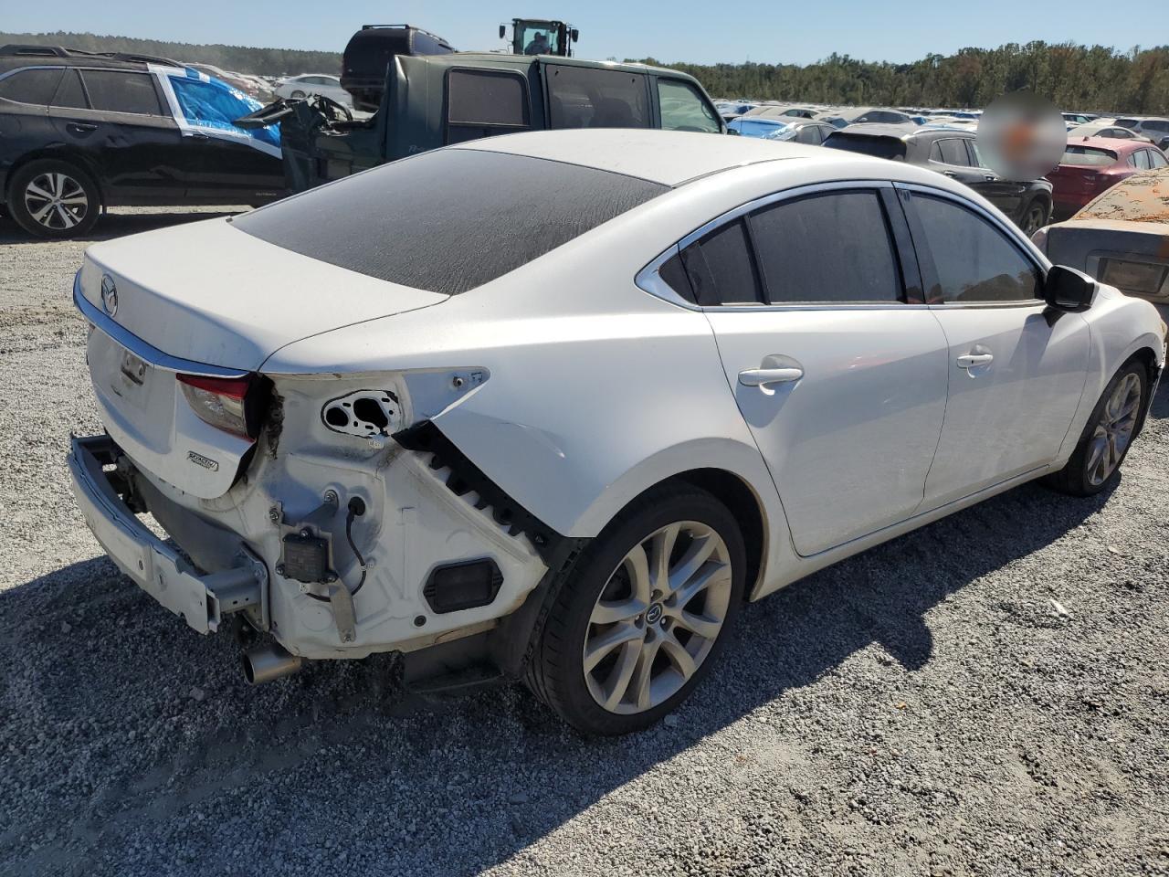 2017 Mazda 6 VIN JM1GL1V55H1129602 Copart auction photo, rear end damage thumbnail 3