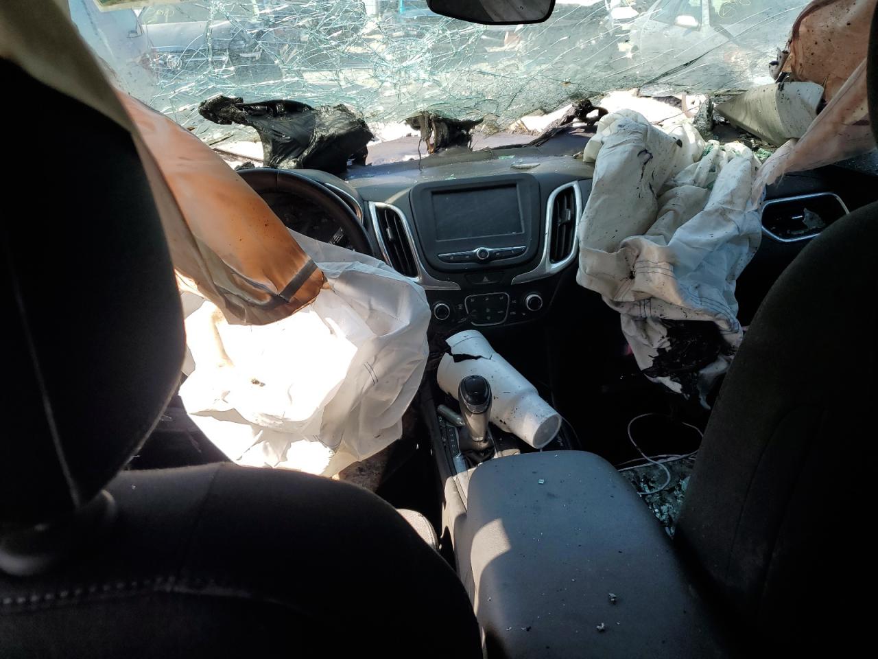 2018 Chevrolet Equinox VIN 3GNAXJEV6JL127860 Copart auction photo, burn damage thumbnail 8