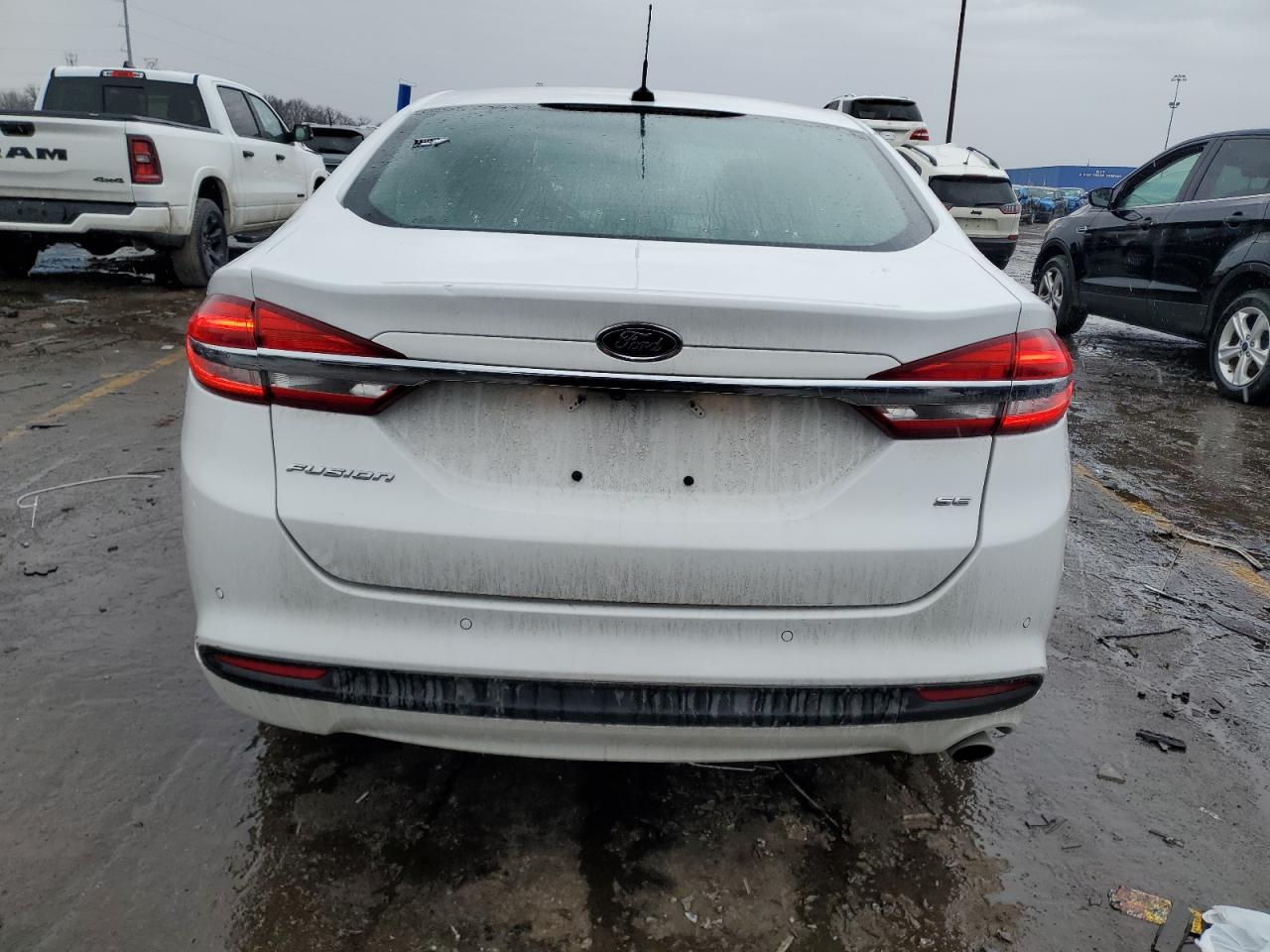 2017 Ford Fusion VIN 3FA6P0H73HR389385 Copart auction photo, side damage thumbnail 6