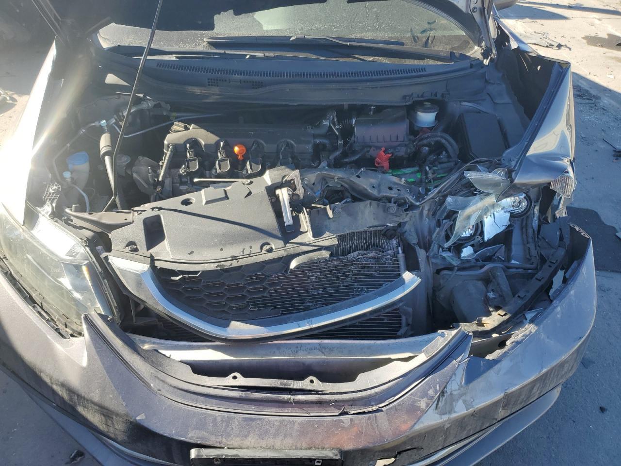 2015 Honda Civic VIN 19XFB2F5XFE068258 Copart auction photo, front end damage thumbnail 11