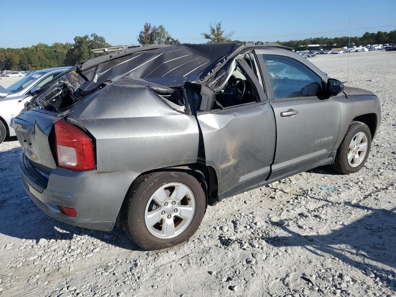 2013 Jeep Compass VIN 1C4NJCBA1DD131138 Copart auction photo, water/flood / all over damage thumbnail 3