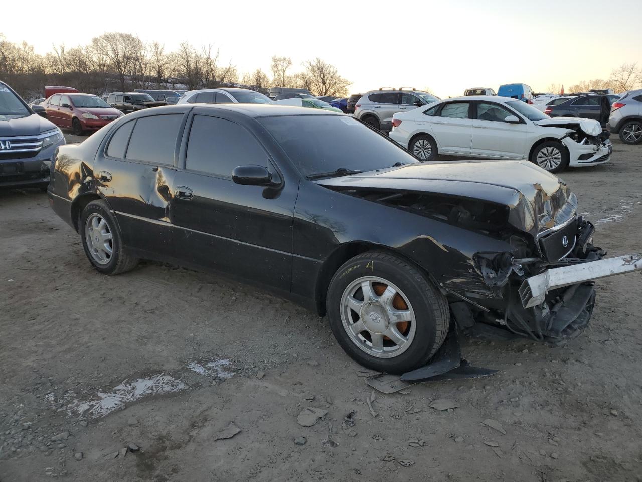 1993 Lexus GS 300 VIN JT8JS47E8P0035238 Copart auction photo, front end / side damage thumbnail 4