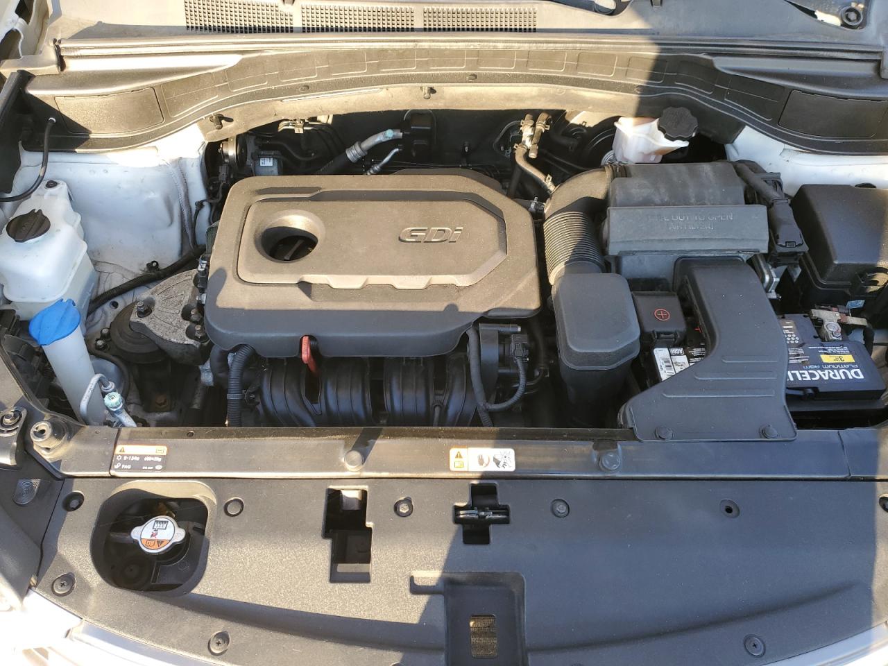 2017 Hyundai Santa Fe VIN 5XYZTDLB8HG453064 Copart auction photo, rear end damage thumbnail 14