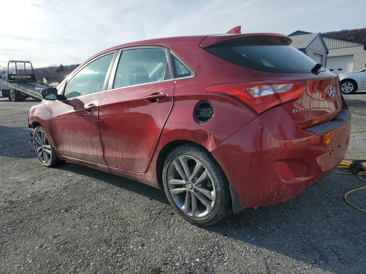 2016 Hyundai Elantra VIN KMHD35LH3GU322153 Copart auction photo, front end / side damage thumbnail 2