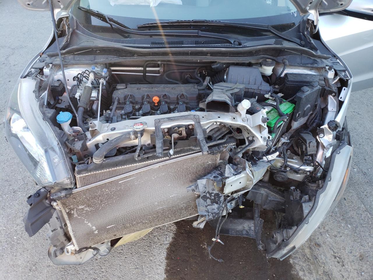 2016 Honda HR-V VIN 3CZRU6H59GM722860 Copart auction photo, front end damage thumbnail 12
