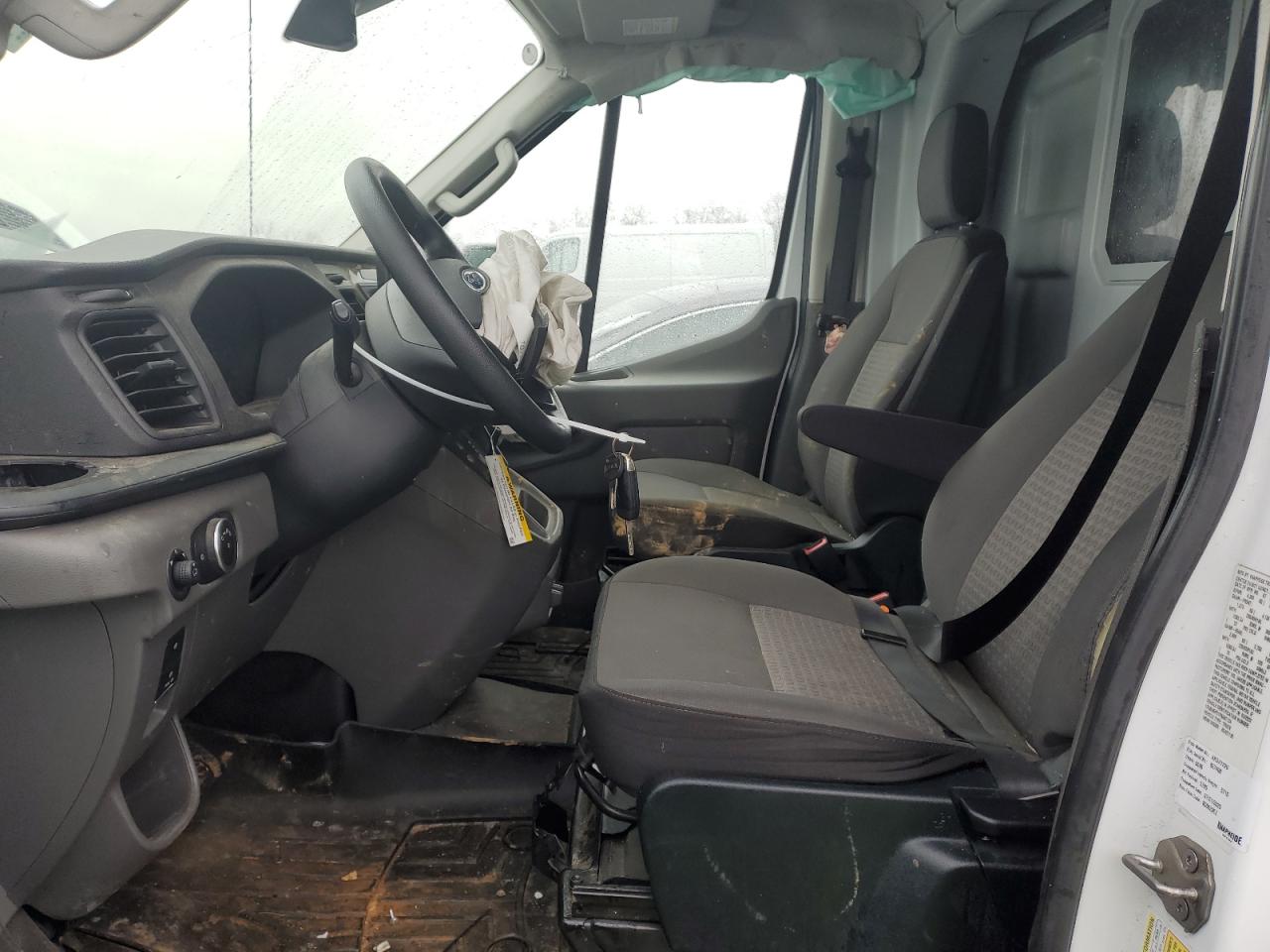 2023 Ford Transit VIN 1FDBW5PG1PKA81124 Copart auction photo, front end / side damage thumbnail 7