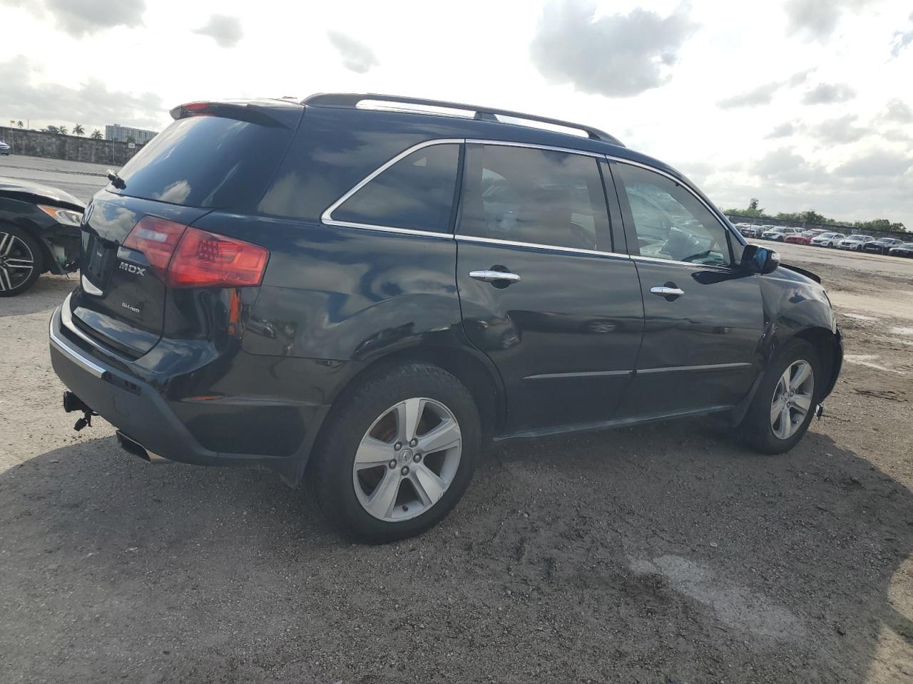 2010 Acura MDX VIN 2HNYD2H25AH530352 Copart auction photo, front end damage thumbnail 3