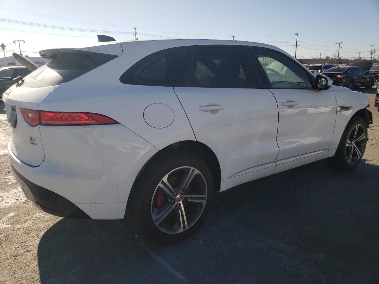 2020 Jaguar F-Pace VIN SADCM2FV5LA640658 Copart auction photo, front end damage thumbnail 3