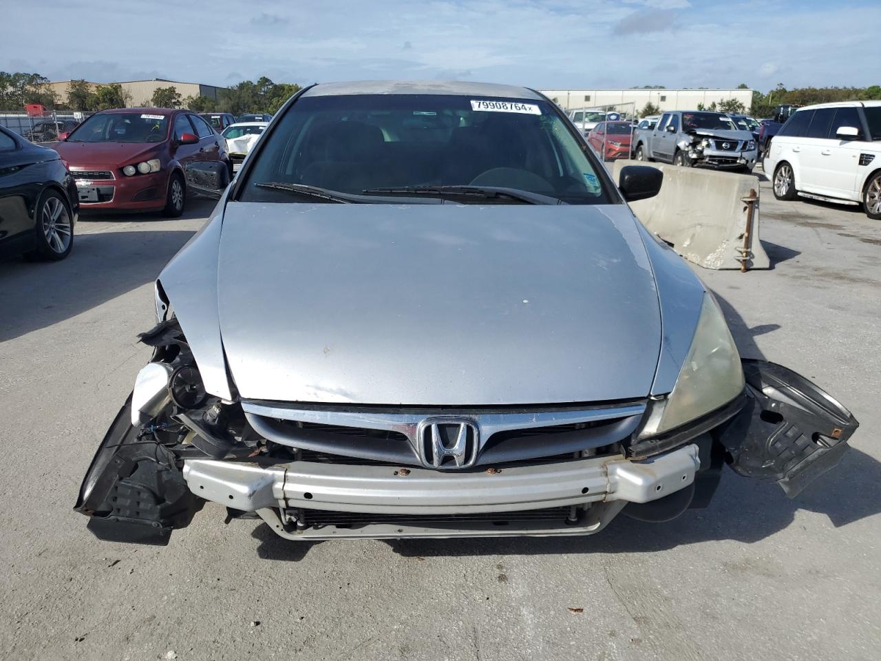 2007 Honda Accord VIN 1HGCM56187A103302 Copart auction photo, front end damage thumbnail 5