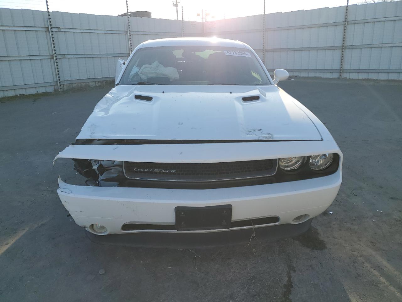 2012 Dodge Challenger VIN 2C3CDYAG1CH294976 Copart auction photo, front end / side damage thumbnail 5