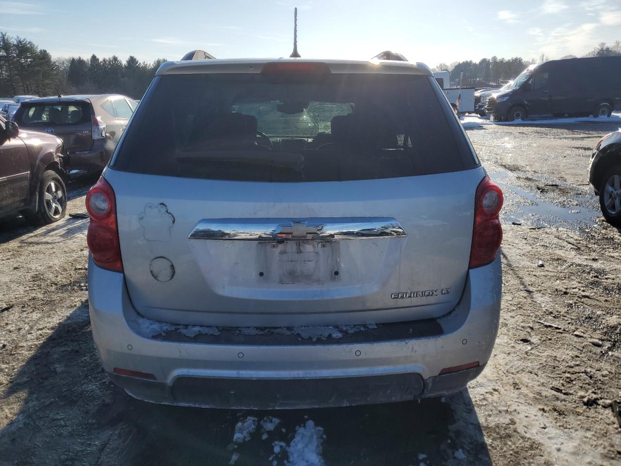2013 Chevrolet Equinox VIN 2GNALPEK1D1119305 Copart auction photo, front end / undercarriage damage thumbnail 6