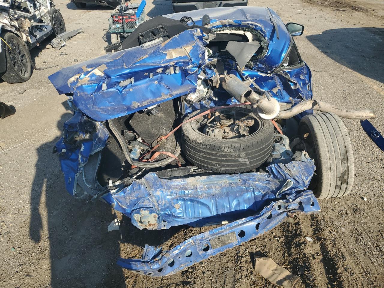 2013 Subaru BRZ VIN JF1ZCAB13D1608157 Copart auction photo, all over damage thumbnail 6