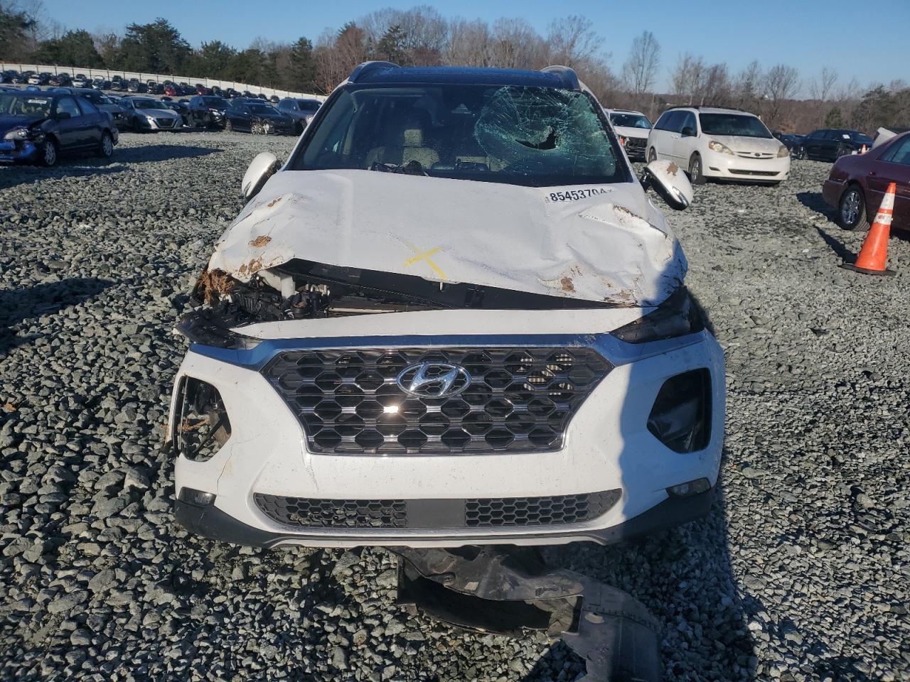 2020 Hyundai Santa Fe VIN 5NMS3CAA5LH275201 Copart auction photo, all over damage thumbnail 5