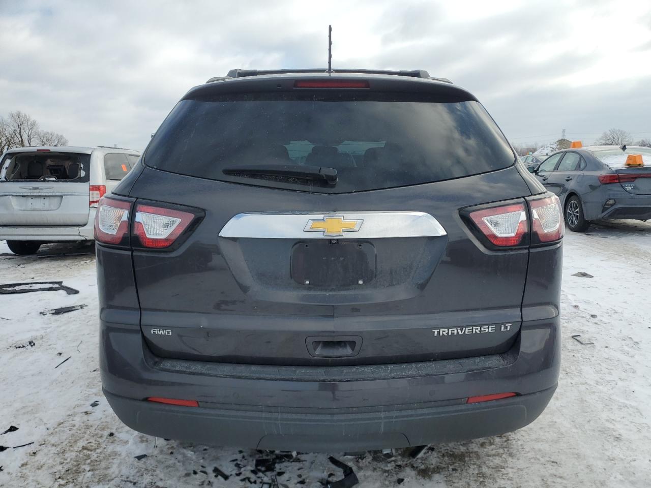 2014 Chevrolet Traverse VIN 1GNKVGKD8EJ356174 Copart auction photo, front end damage thumbnail 6