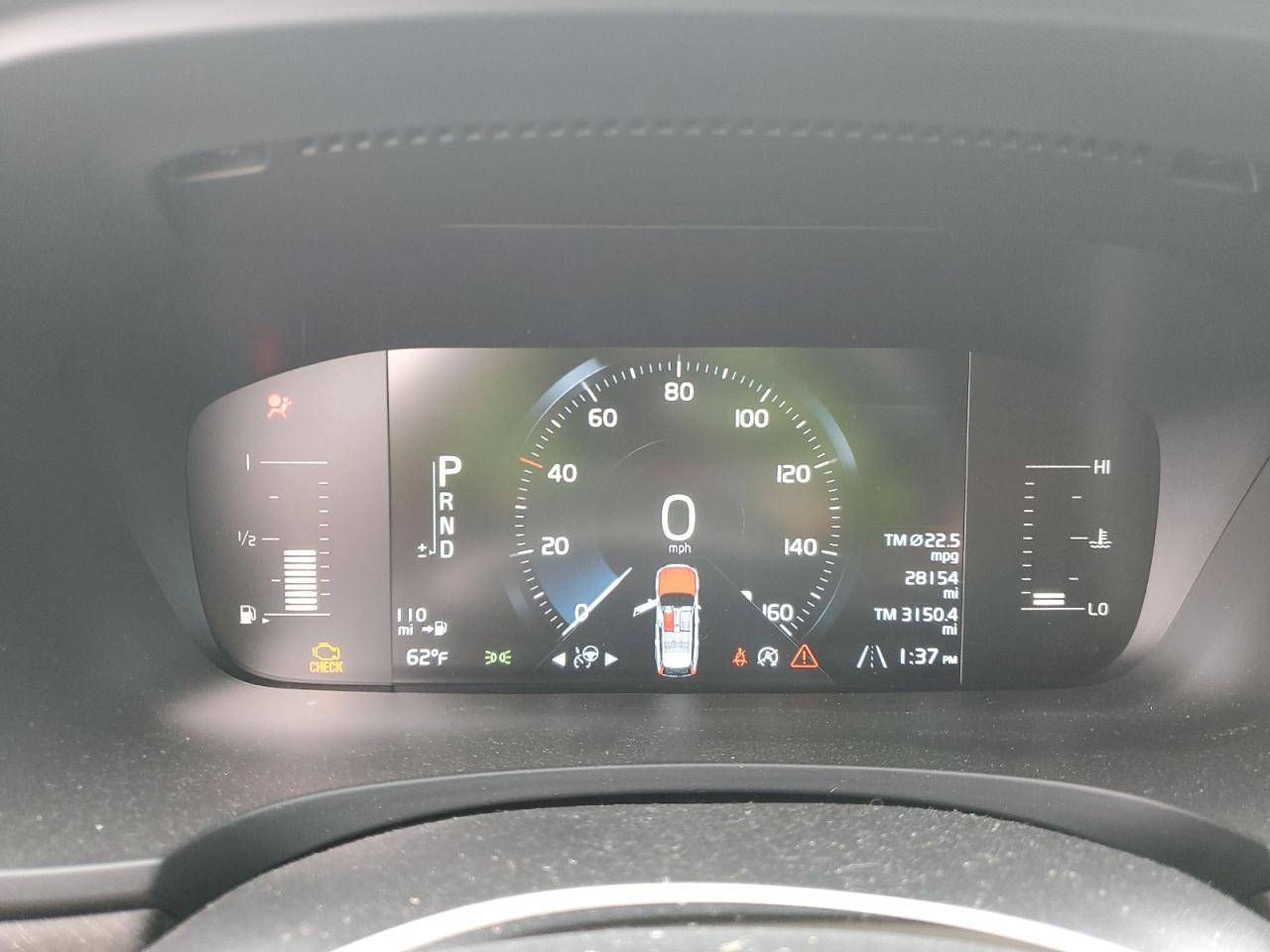 2018 Volvo V90 VIN YV4102NK4J1018925 Copart auction photo, front end / side damage thumbnail 9