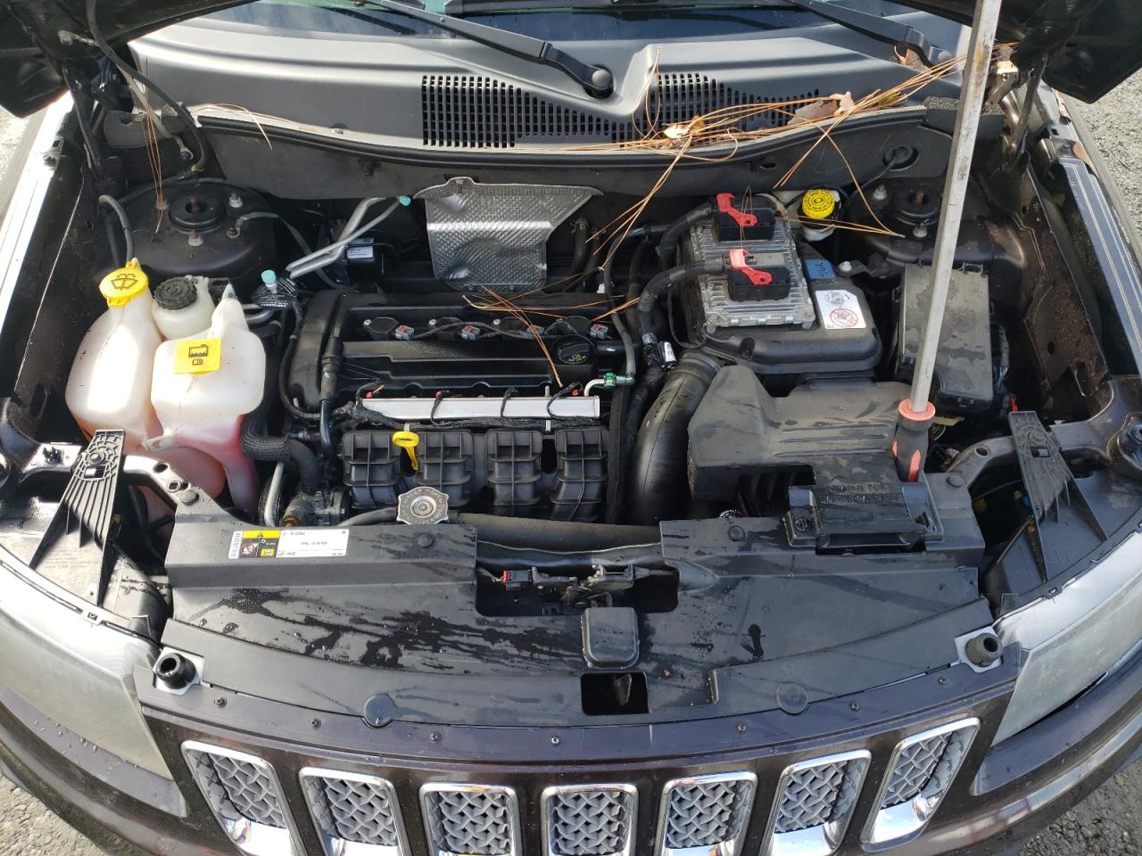 2014 Jeep Compass VIN 1C4NJCEA2ED678853 Copart auction photo, all over damage thumbnail 12