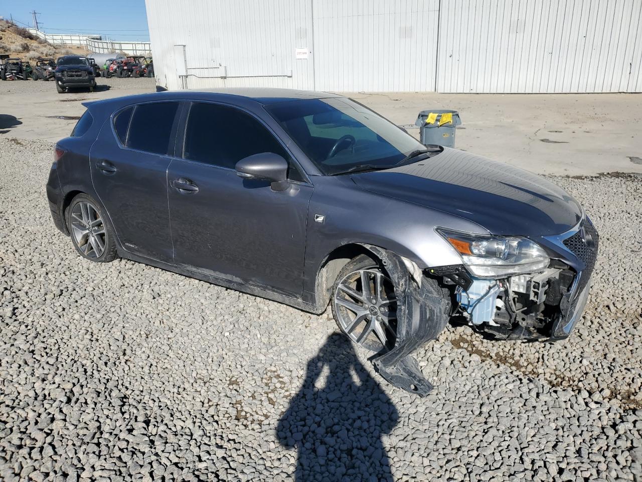 2016 Lexus CT VIN JTHKD5BH1G2253564 Copart auction photo, front end / rear end damage thumbnail 4
