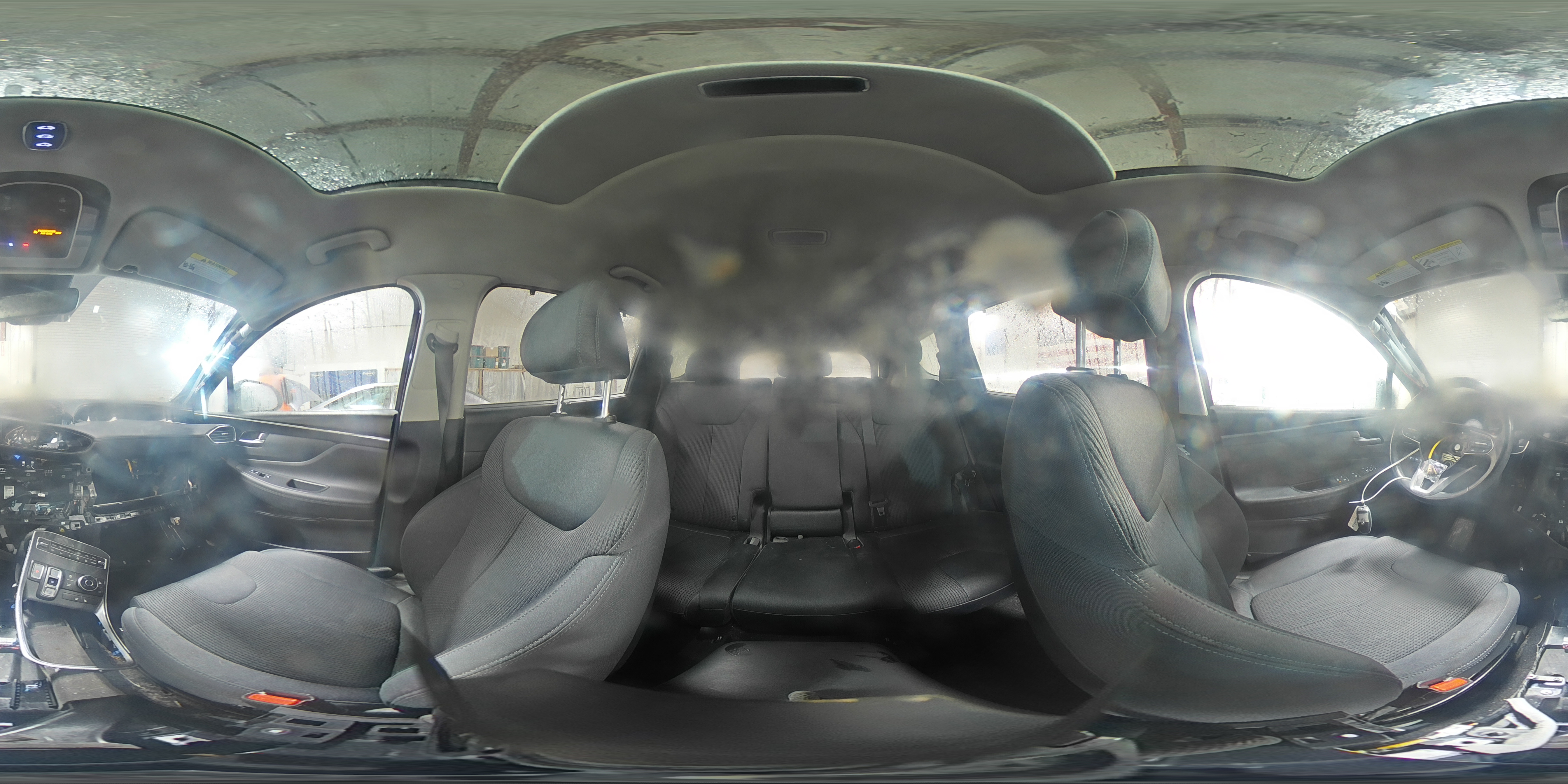 2022 Hyundai Santa Fe VIN 5NMS6DAJ8NH401602 Copart auction photo, front end / stripped damage thumbnail 15