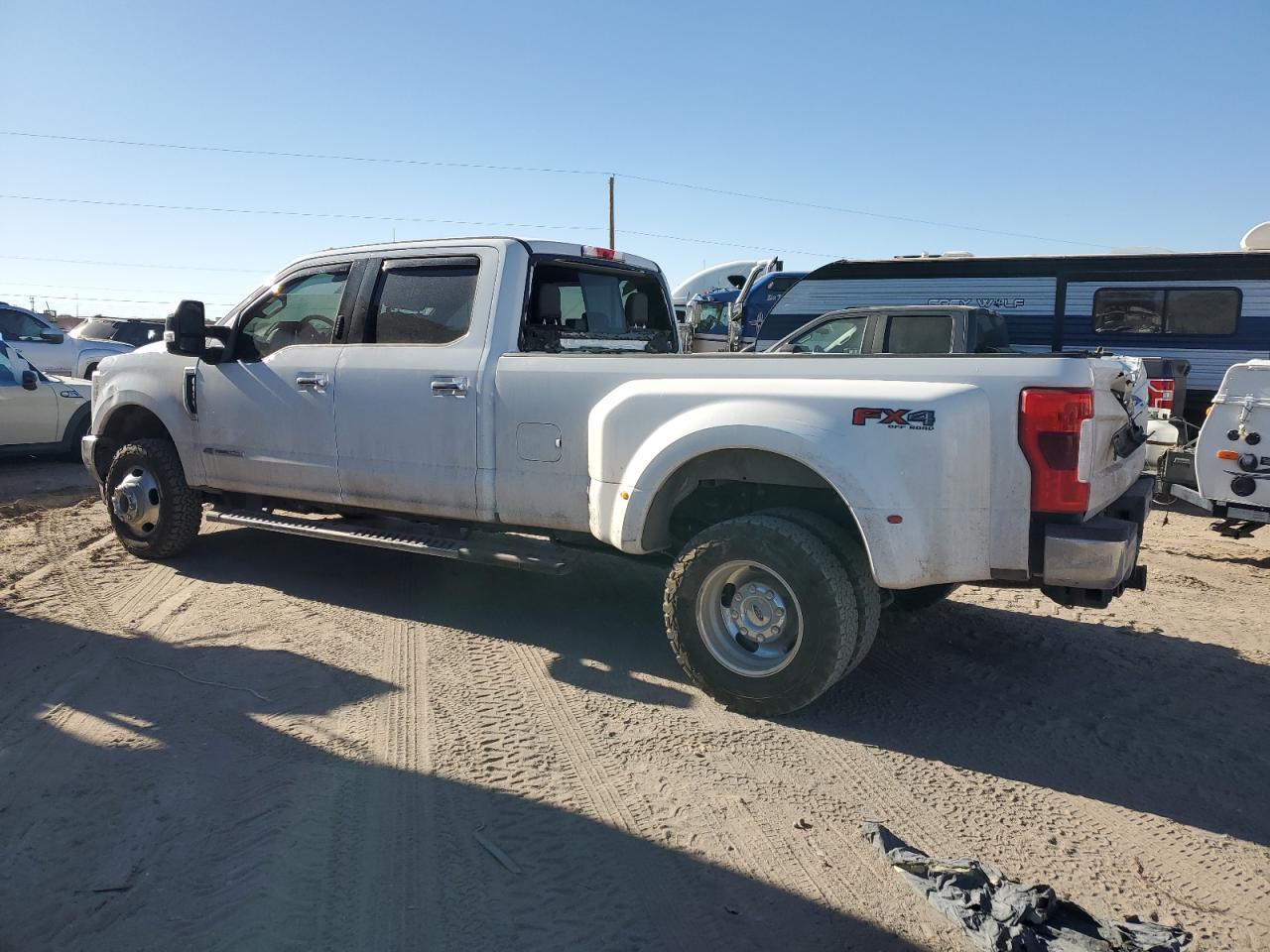 2019 Ford F350 VIN 1FT8W3DT9KEG66898 Copart auction photo, rear end / side damage thumbnail 2