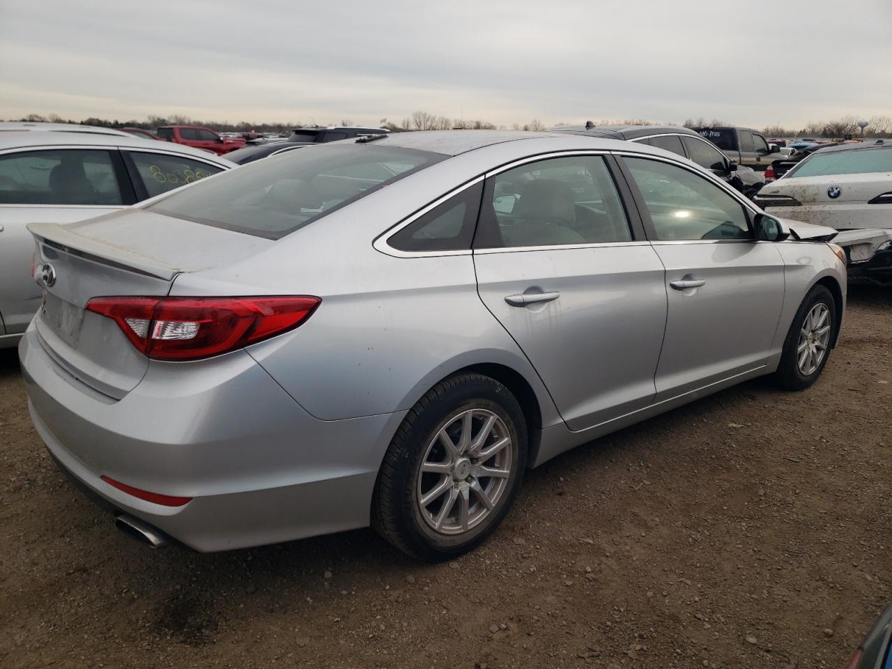 2015 Hyundai Sonata VIN 5NPE24AF3FH131784 Copart auction photo, front end damage thumbnail 3