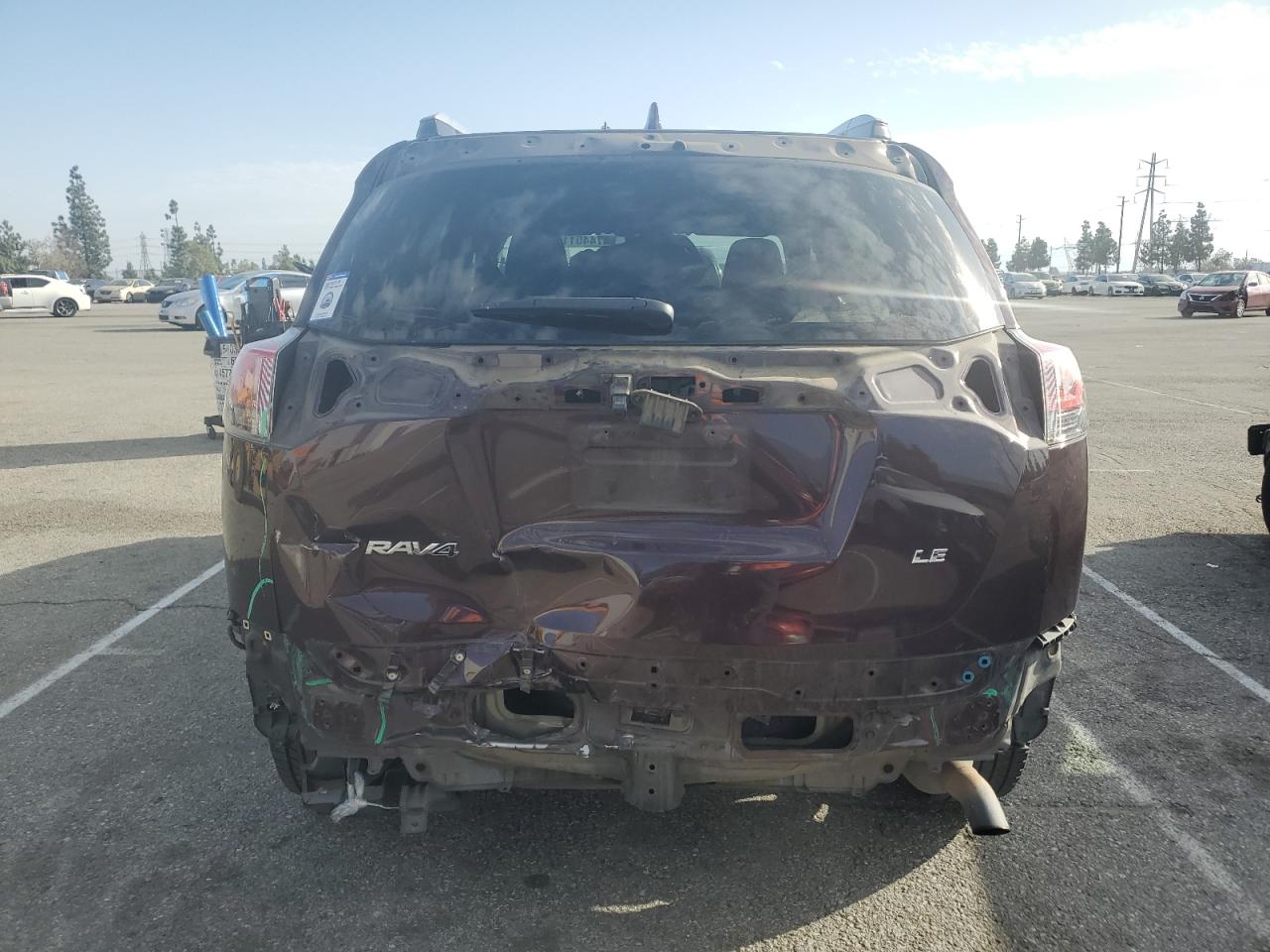 2017 Toyota RAV 4 VIN 2T3ZFREV3HW362782 Copart auction photo, rear end damage thumbnail 6