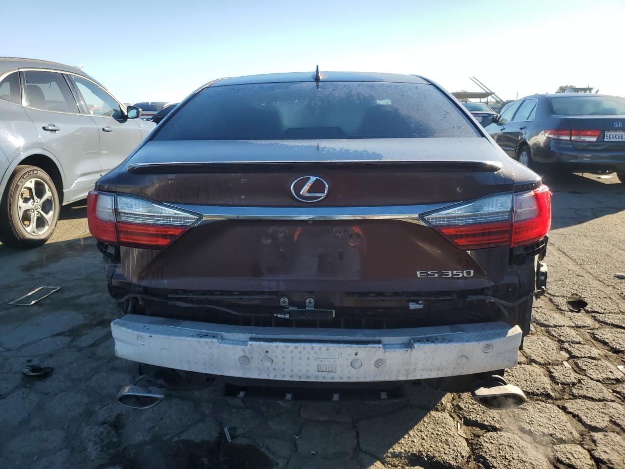 2016 Lexus ES VIN JTHBK1GG3G2213260 Copart auction photo, rear end damage thumbnail 6