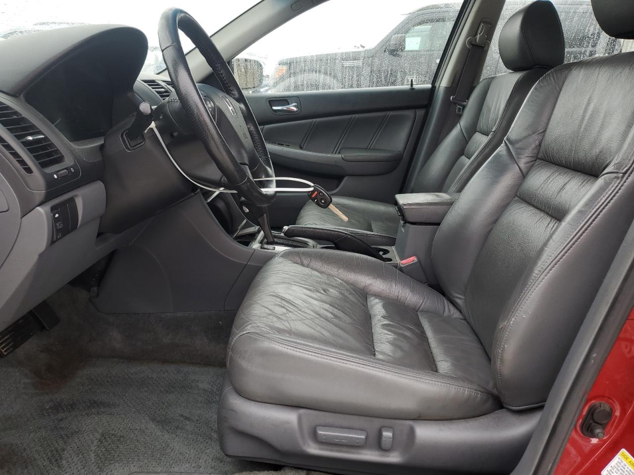 2007 Honda Accord VIN 1HGCM56857A108390 Copart auction photo, side / front end damage thumbnail 7