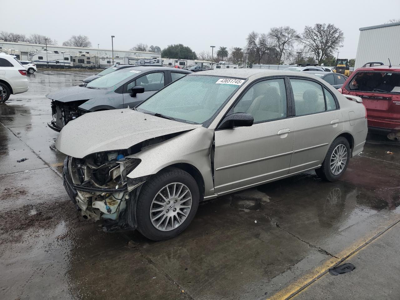 2005 Honda Civic VIN 2HGES165X5H579298