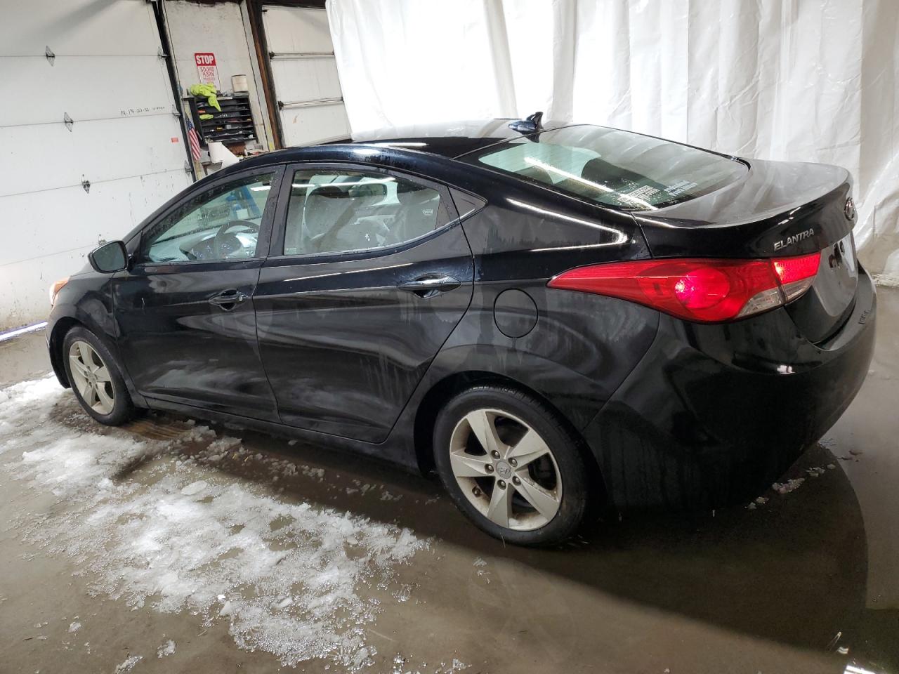 2013 Hyundai Elantra VIN KMHDH4AE6DU576374 Copart auction photo, front end damage thumbnail 2