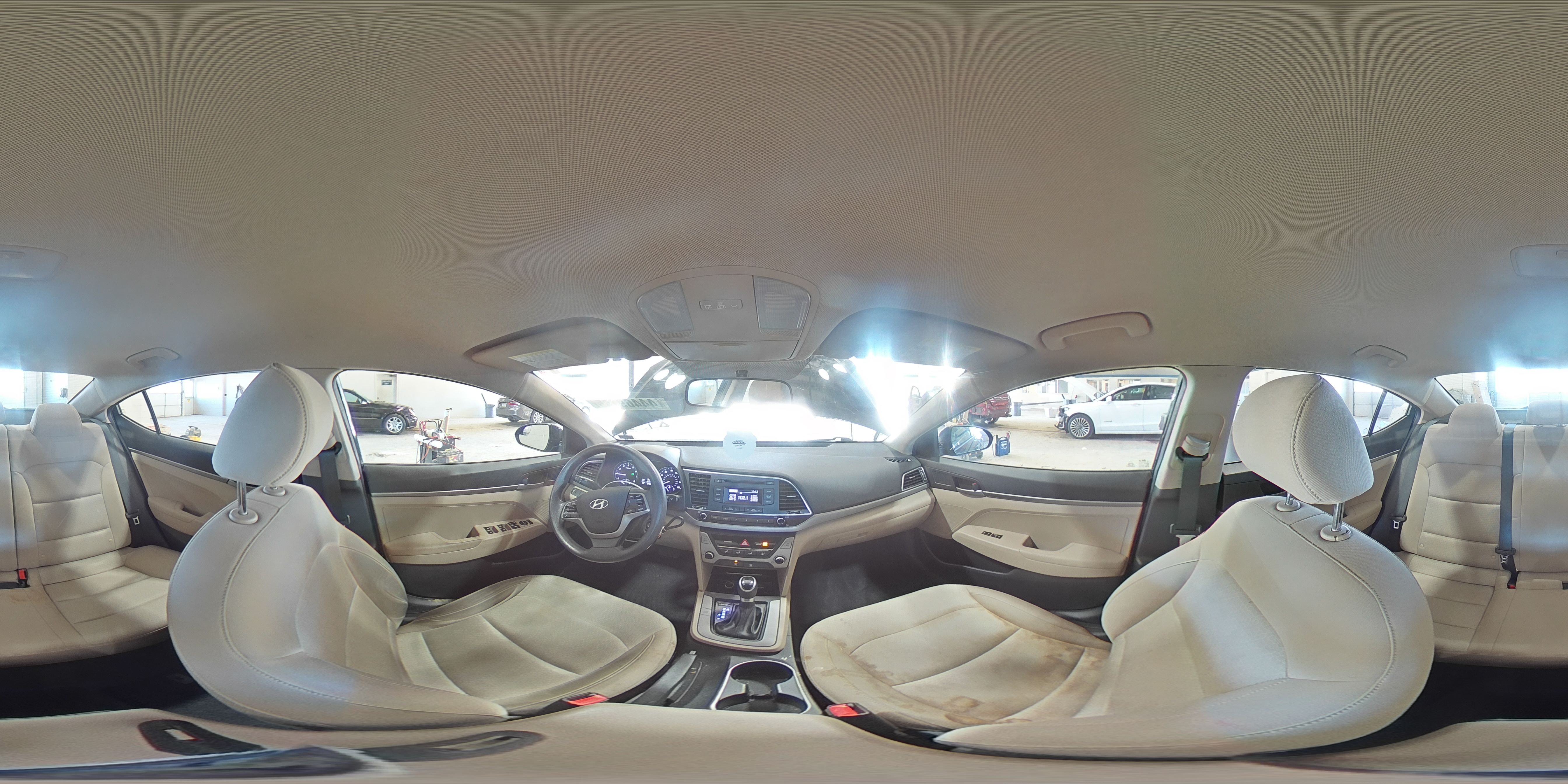 2017 Hyundai Elantra VIN KMHD74LF2HU311420 Copart auction photo, front end damage thumbnail 13