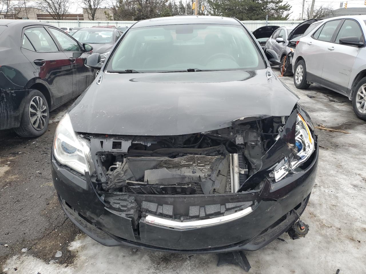 2014 Buick Regal VIN 2G4GV5EK0E9301674 Copart auction photo, front end damage thumbnail 5