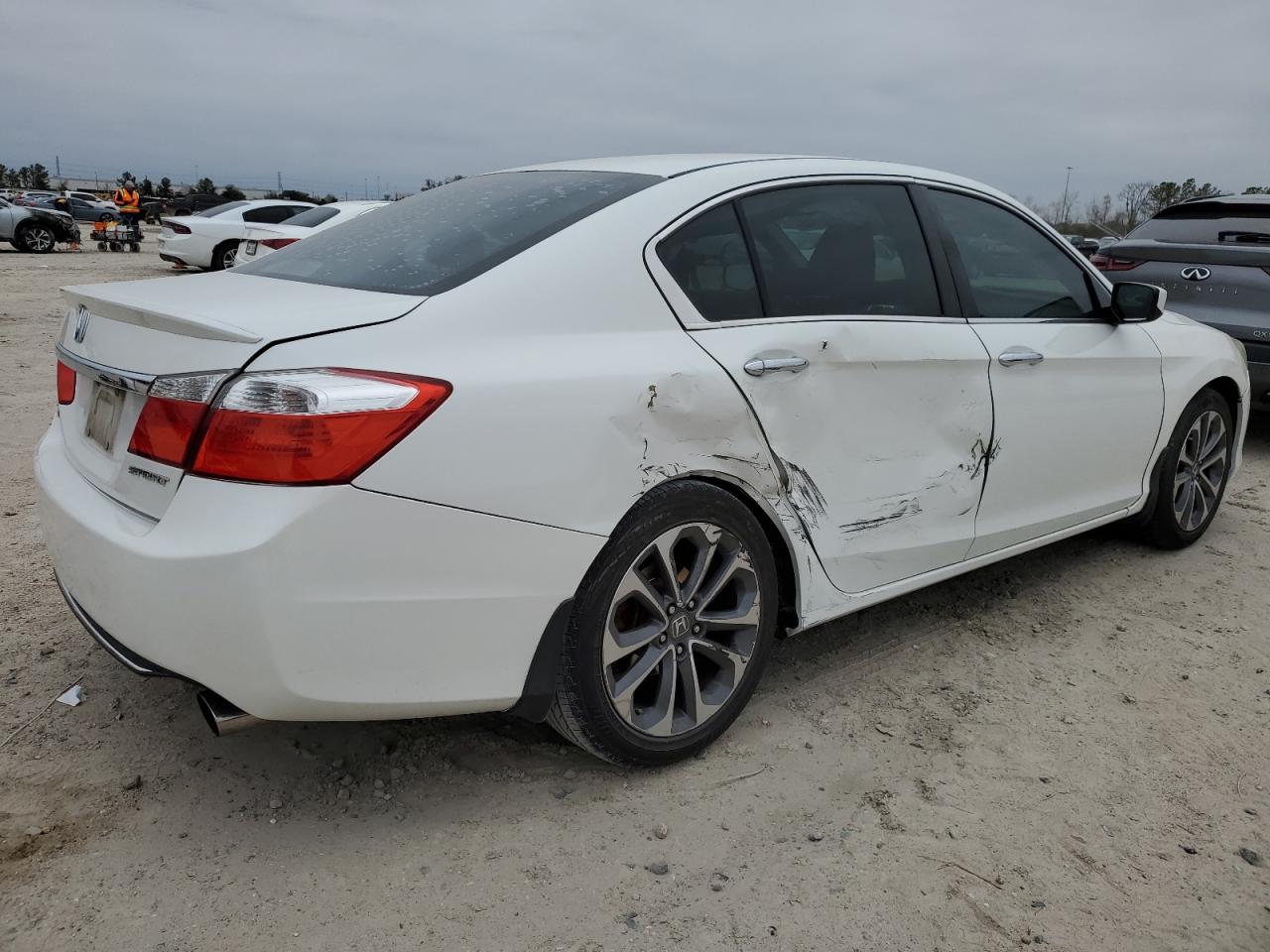 2013 Honda Accord VIN 1HGCR2F52DA253419 Copart auction photo, side damage thumbnail 3