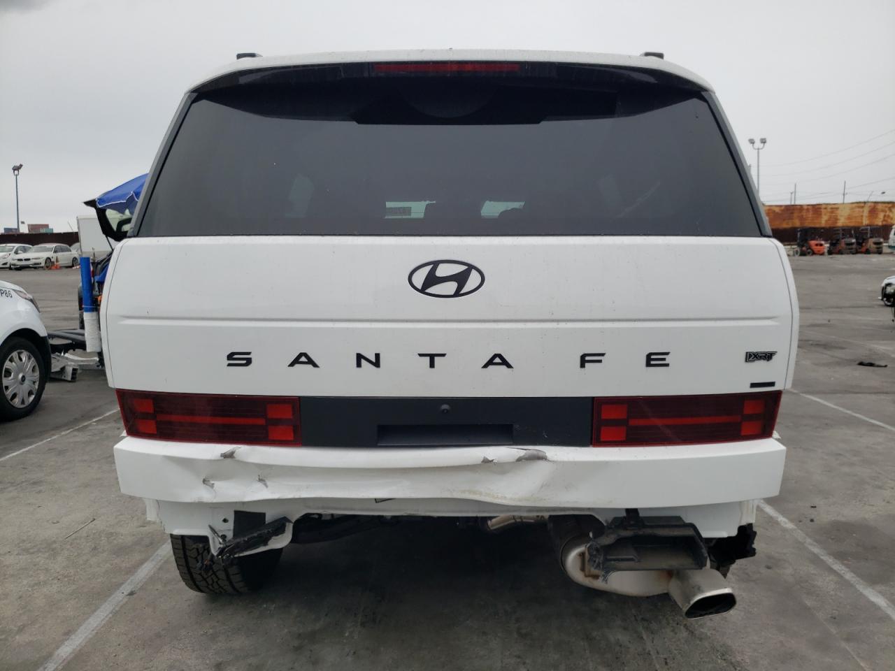 2024 Hyundai Santa Fe VIN 5NMP3DGL7RH000376 Copart auction photo, rear end damage thumbnail 6