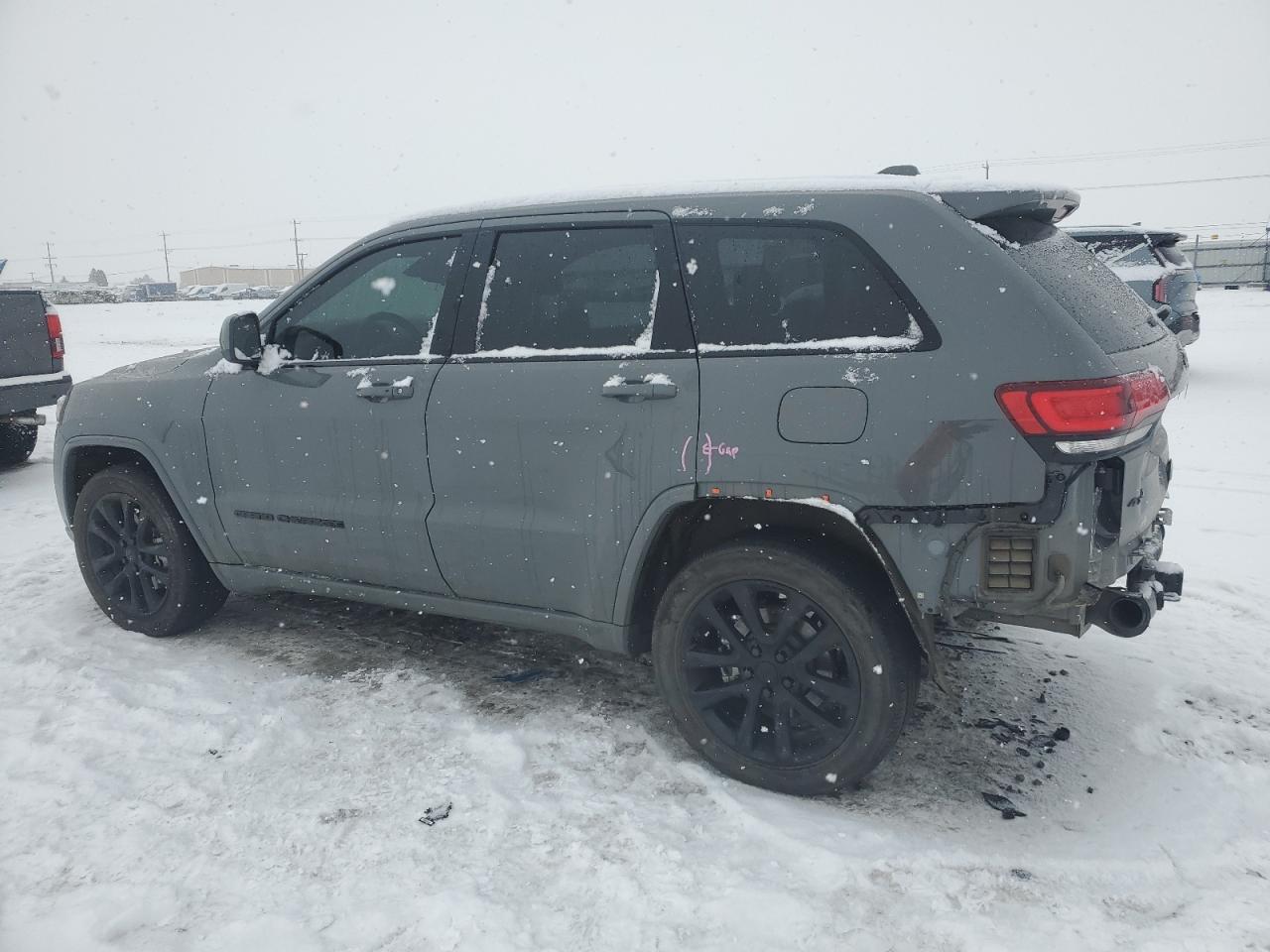 2021 Jeep Grand Cherokee VIN 1C4RJFAG7MC736179 Copart auction photo, rear end / side damage thumbnail 2