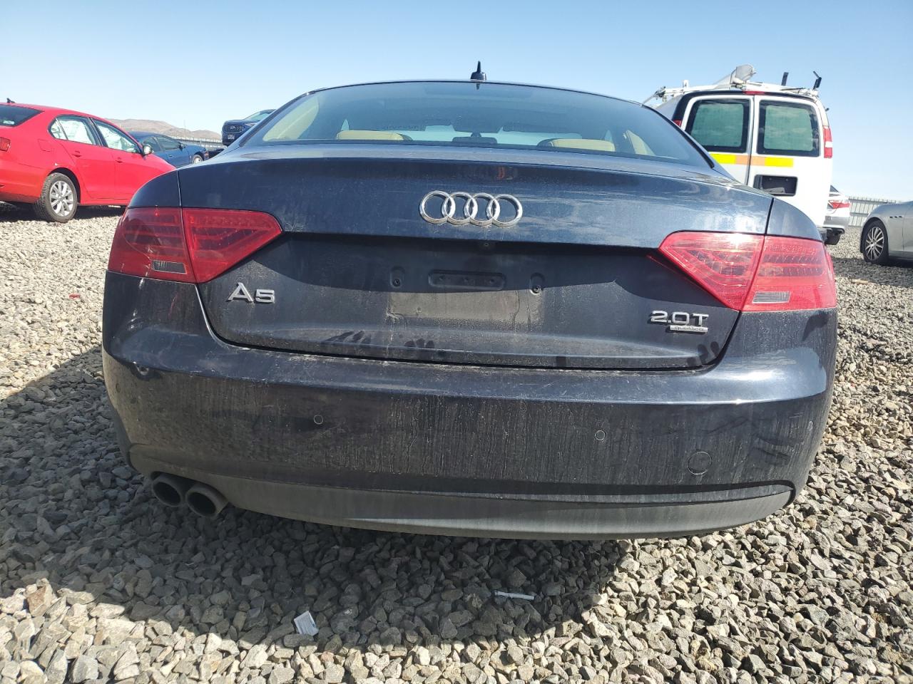 2013 Audi A5 VIN WAULFAFR8DA008173 Copart auction photo, front end / side damage thumbnail 6