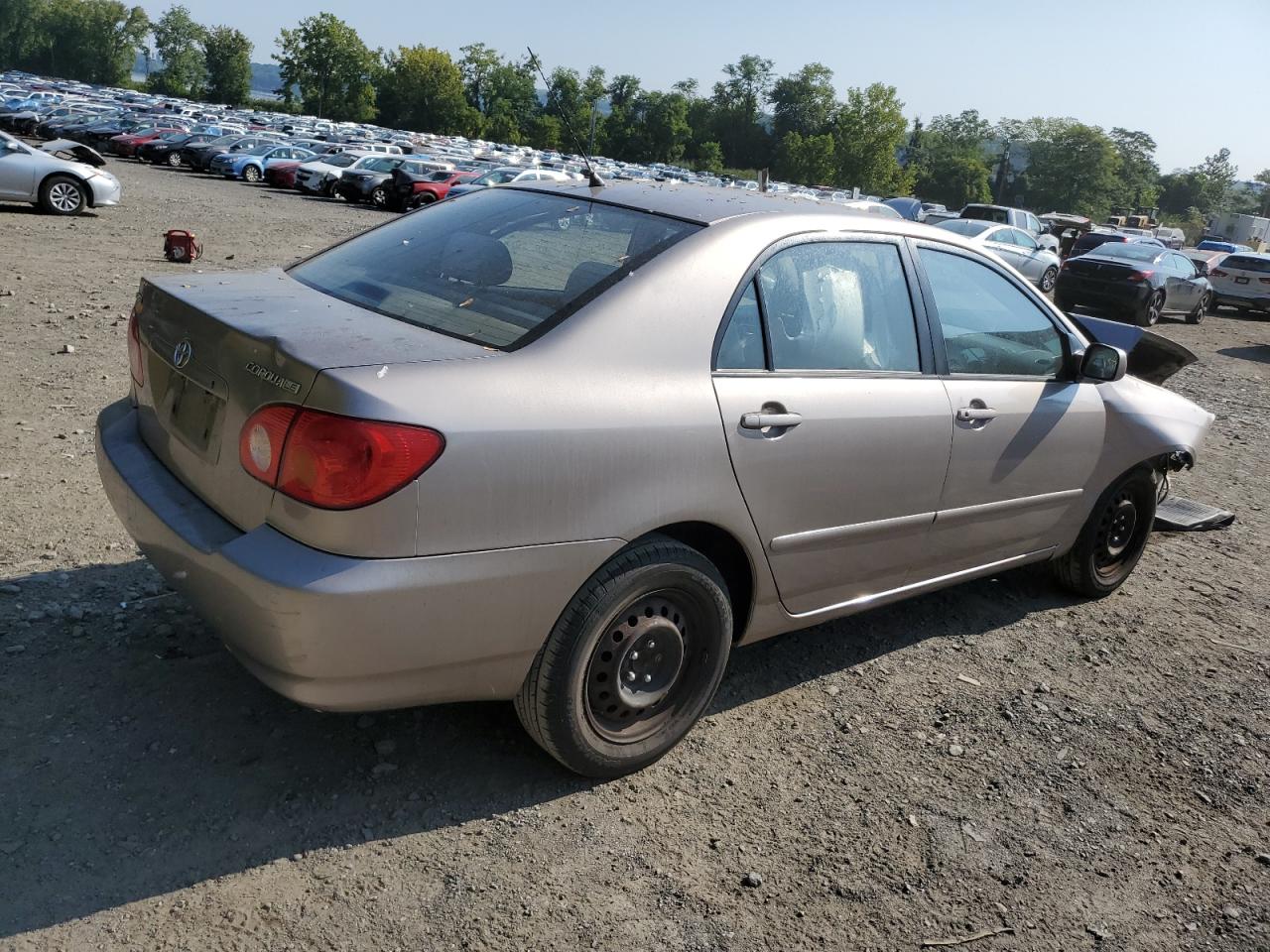2003 Toyota Corolla VIN 2T1BR32E13C147964 Copart auction photo, front end / rear end damage thumbnail 3
