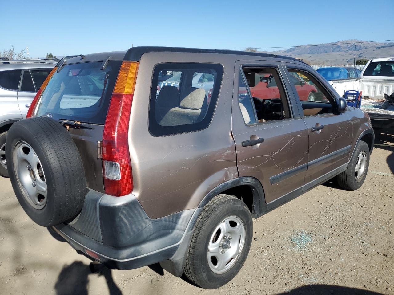 2003 Honda CR-V VIN JHLRD78473C020621 Copart auction photo, vandalism / minor dent/scratches damage thumbnail 3