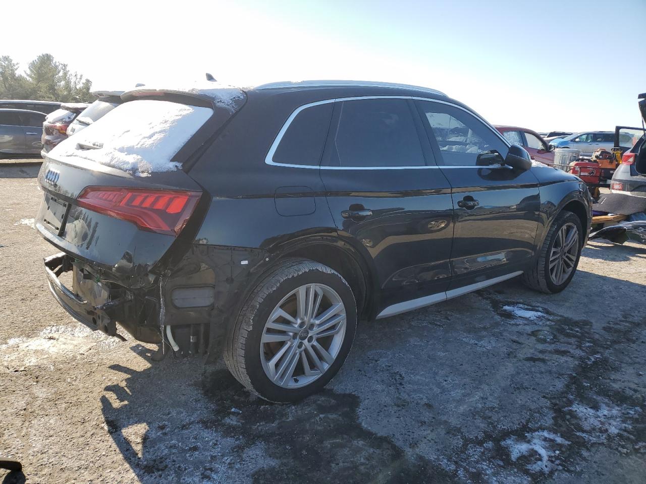 2018 Audi Q5 VIN WA1BNAFY6J2006284 Copart auction photo, rear end / front end damage thumbnail 3