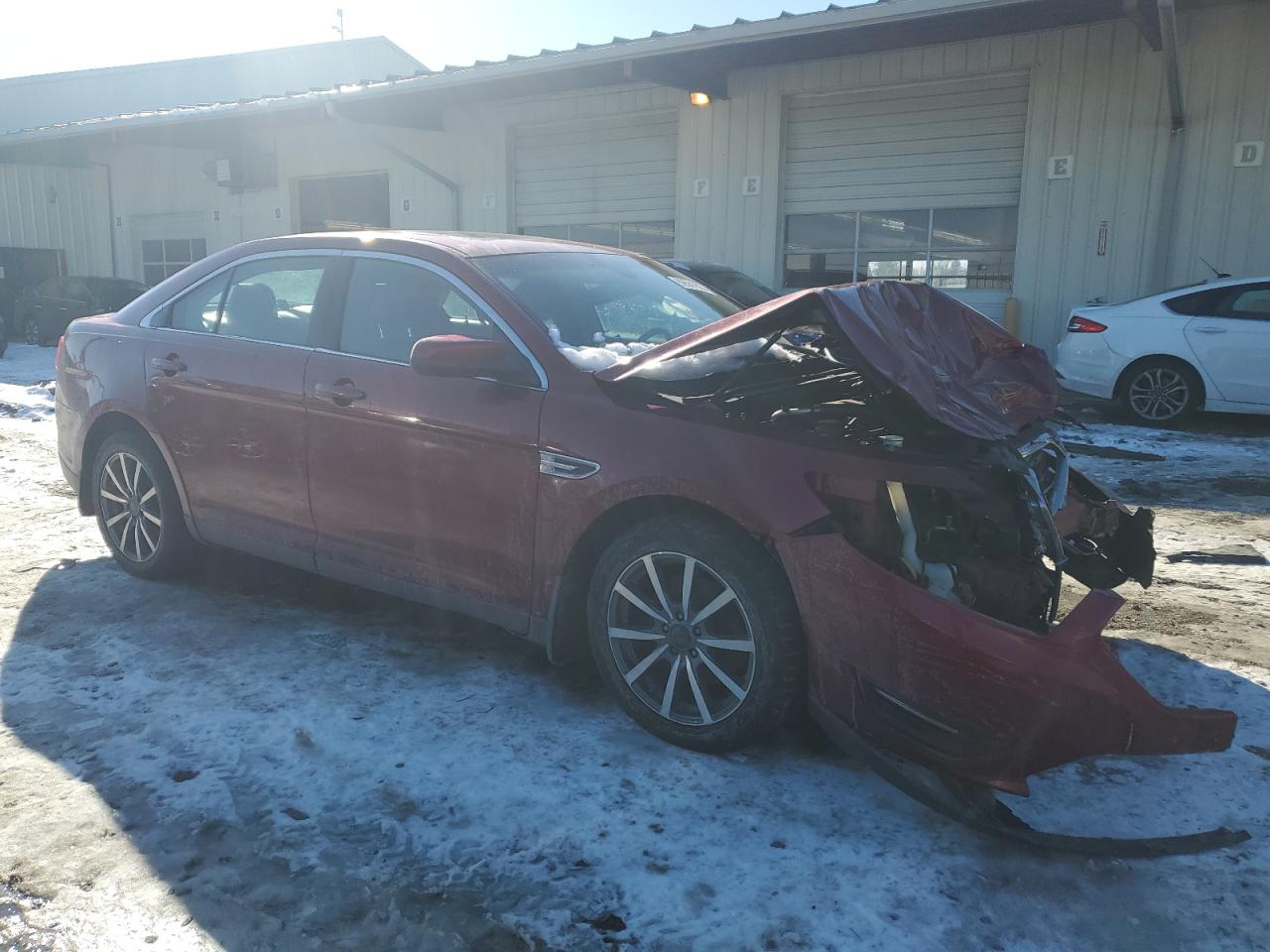 2013 Ford Taurus VIN 1FAHP2E87DG108577 Copart auction photo, front end damage thumbnail 4