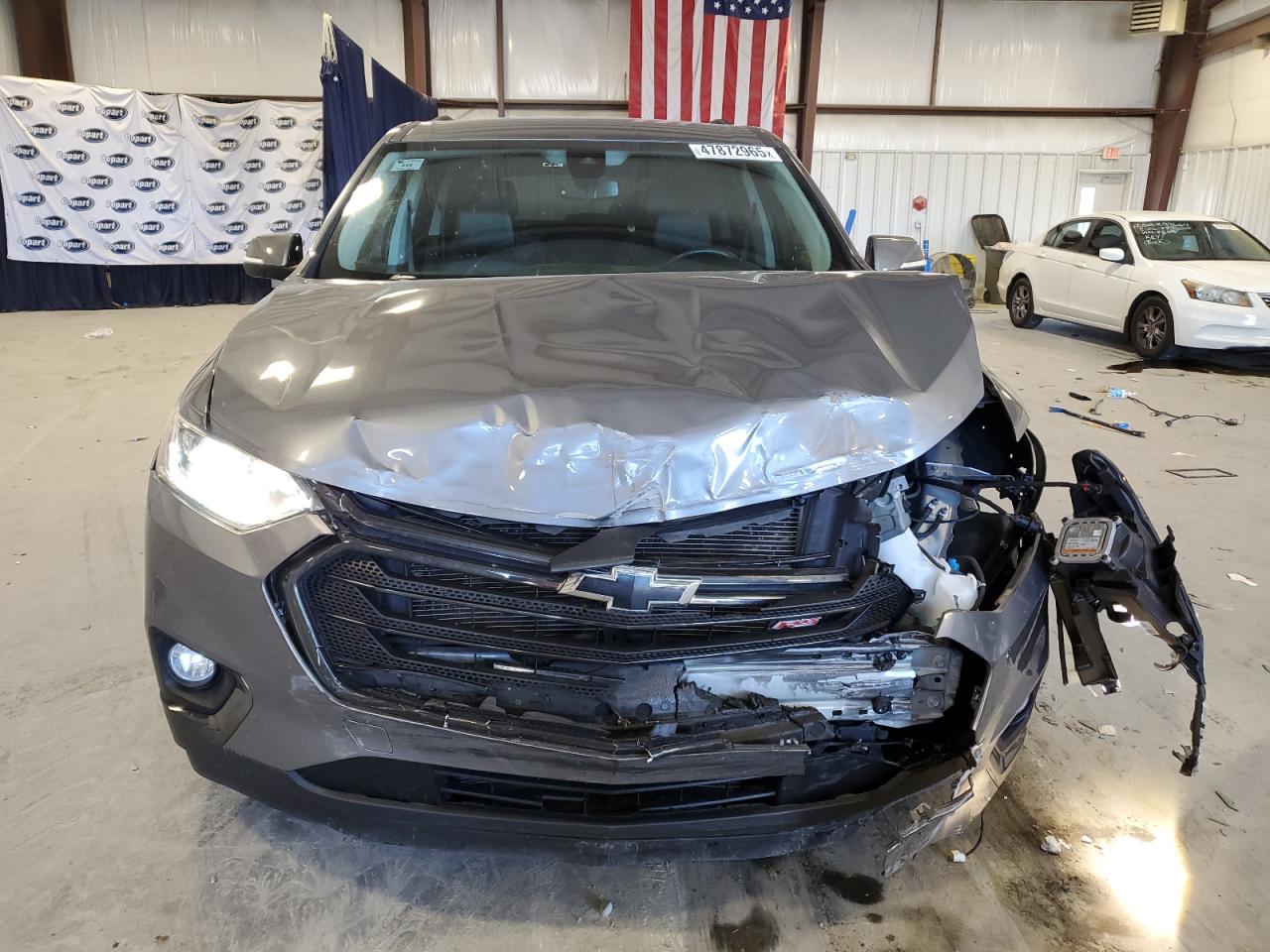 2021 Chevrolet Traverse VIN 1GNERJKW3MJ135340 Copart auction photo, front end damage thumbnail 5