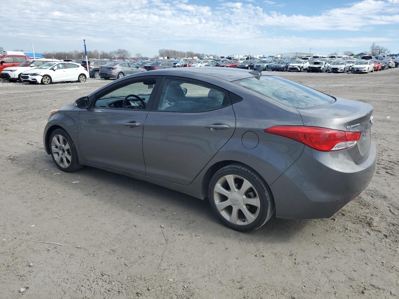 2011 Hyundai Elantra VIN 5NPDH4AE9BH076401 Copart auction photo, undercarriage damage thumbnail 2