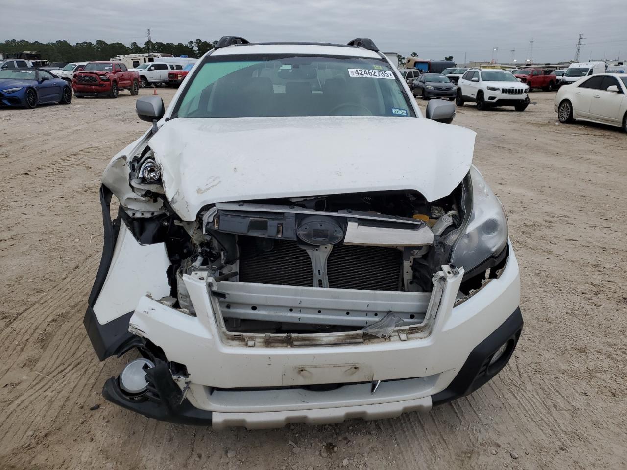 2014 Subaru Outback VIN 4S4BRCPC0E3268189 Copart auction photo, front end damage thumbnail 5