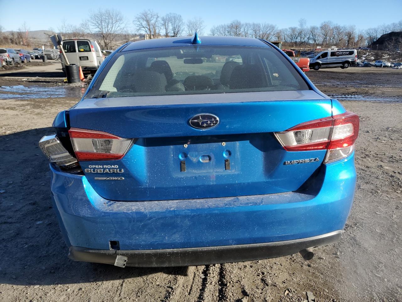 2020 Subaru Impreza VIN 4S3GKAV66L3606451 Copart auction photo, rear end damage thumbnail 6