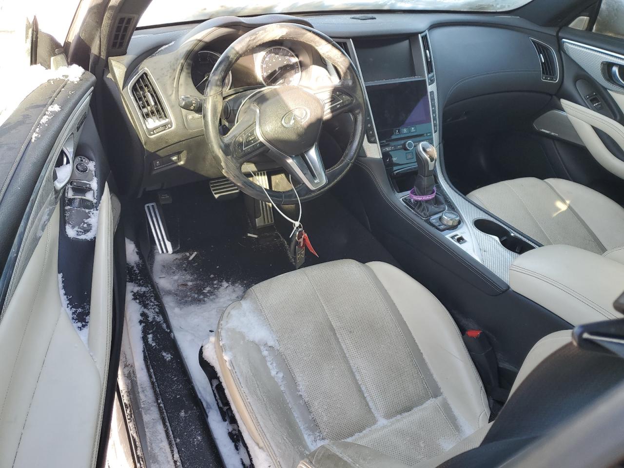 2017 Infiniti Q60 VIN JN1EV7EL9HM554423 Copart auction photo, all over damage thumbnail 8