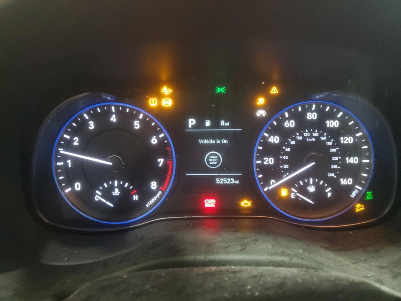 2020 Hyundai Kona VIN KM8K2CAA3LU479521 Copart auction photo, rear end damage thumbnail 9