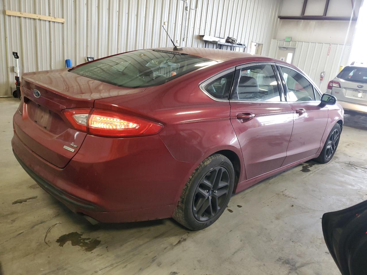 2014 Ford Fusion VIN 3FA6P0HDXER388851 Copart auction photo, front end / side damage thumbnail 3