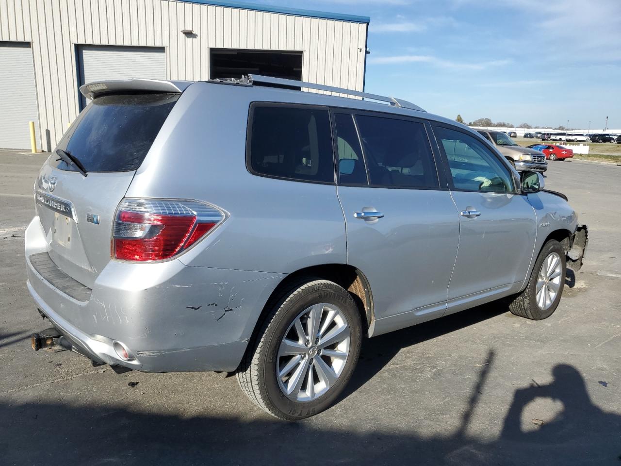 2009 Toyota Highlander VIN JTEEW41A192035100 Copart auction photo, front end / rear end damage thumbnail 3