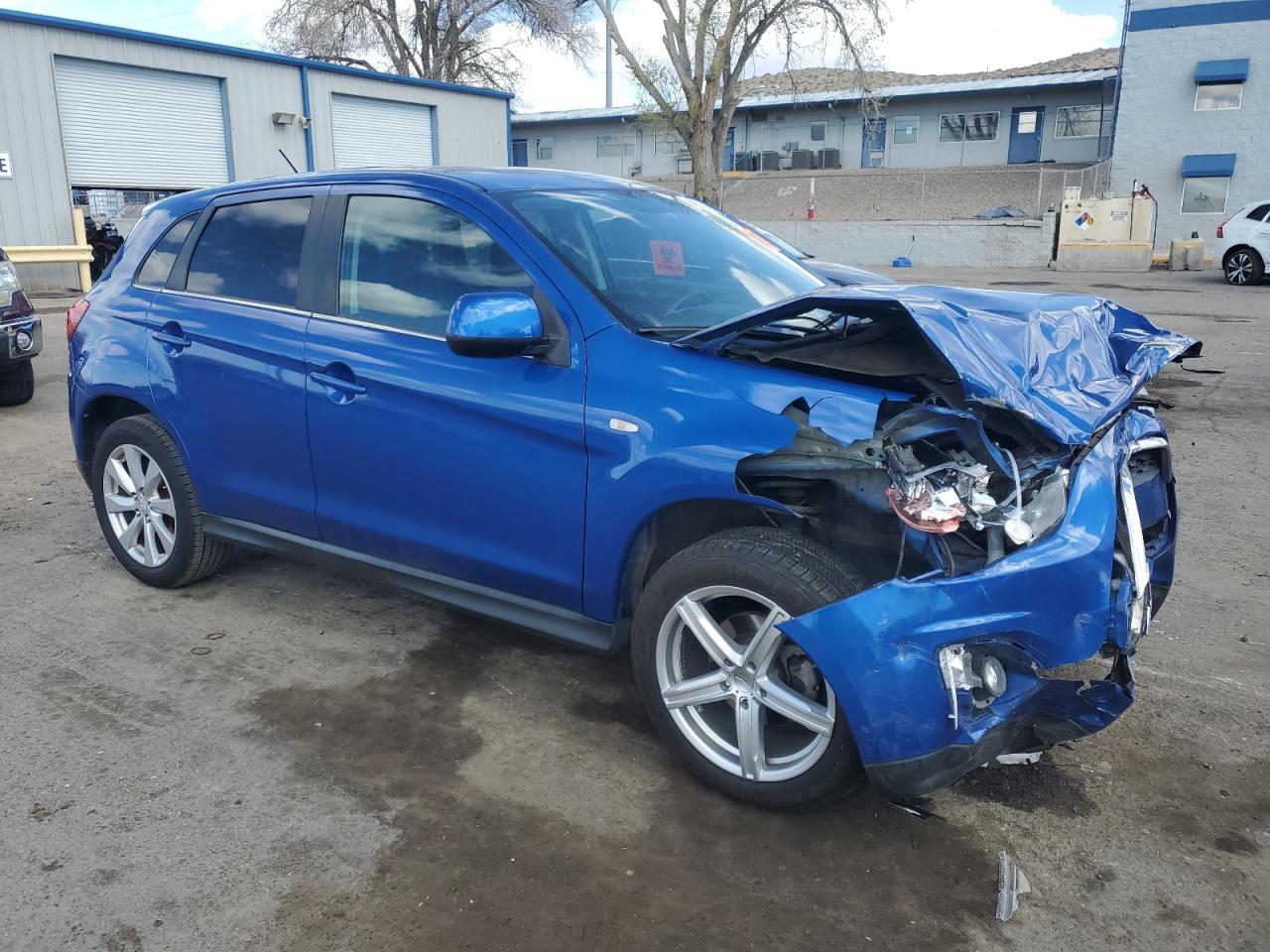2015 Mitsubishi Outlander VIN 4A4AP4AU2FE036687 Copart auction photo, front end damage thumbnail 4