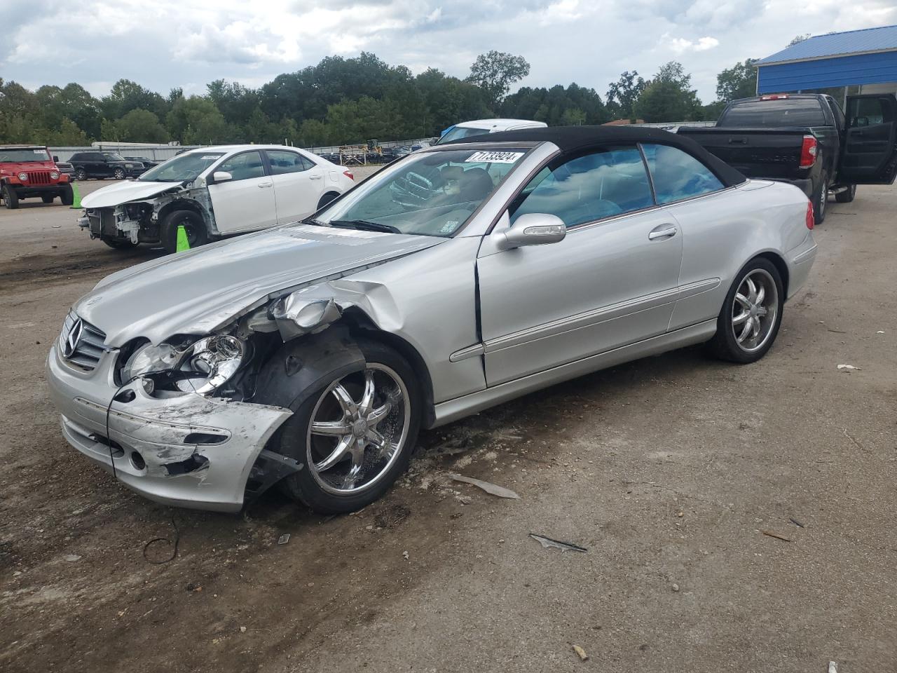 2004 Mercedes-Benz CLK-klasse VIN WDBTK65GX4T017827