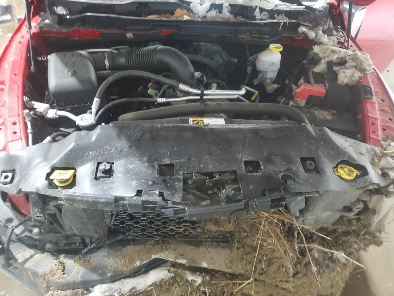 2021 RAM 1500 VIN 1C6RR7GT9MS510130 Copart auction photo, rollover damage thumbnail 12